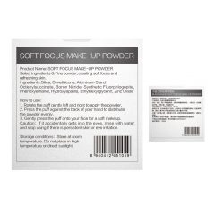 CARSLAN Soft Focus Makeup Powder, 8g/0.28Oz（For Sensitive Skin）