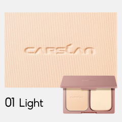 CARSLAN Forever Glamour Translucent Pressed Setting Powder, Matte, Oil Control, Poreless, Smoothing, 12h Longlasting Face Powder Makeup For All Skin Tones