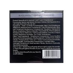 CARSLAN Oil Control Face Pressed Powder Compact, 24H Longlasting Waterproof Pressed Setting Powder Foundation Makeup, Shine Free, Poreless, Smooth (0.28Oz)