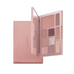 CARSLAN 10 Color Matte Shimmer Eyeshadow Palette, Highly Pigmented Nude Eye Shadow Makeup Palette with Warm Neutrals