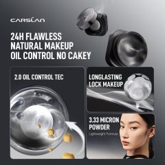 CARSLAN BLACK MAGNET SOFT FOCUS MAKE-UP POWDER 2.0, 8g/0.28Oz