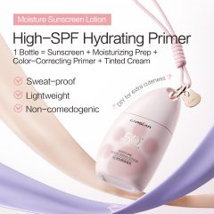 Carslan Mositure Sunscreen Lotion SPF50+ PA+++ Hydrating Smooth Brighten Natural Mutitasker Tinted Cream 35g