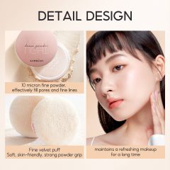 Carslan Oil Control Loose Powder Face Makeup Setting 24H Full Coverage 10g