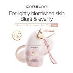 Carslan Mositure Sunscreen Lotion SPF50+ PA+++ Hydrating Smooth Brighten Natural Mutitasker Tinted Cream 35g