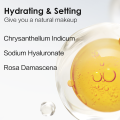 CARSLAN Dewy Setting Spray, 12h Long Lasting Makeup Finishing Spray, Oil control Face Primer Mist for All Skin, Cruelty-free Vegan Formula with Chamomile, 1.7 Fl Oz