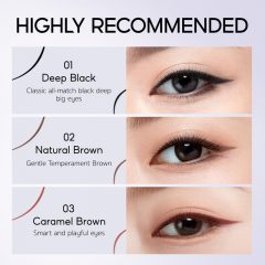 CARSLAN Longlasting Eyeliner Pencil, 12H Longlasting Eyeliners