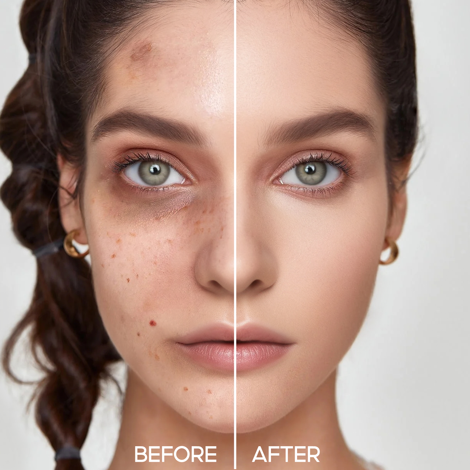 CARSLAN Hydrating Concealer - Full Coverage Matte Finish, 16H Long Lasting Corrects Dark Circles, Redness, Blemishes