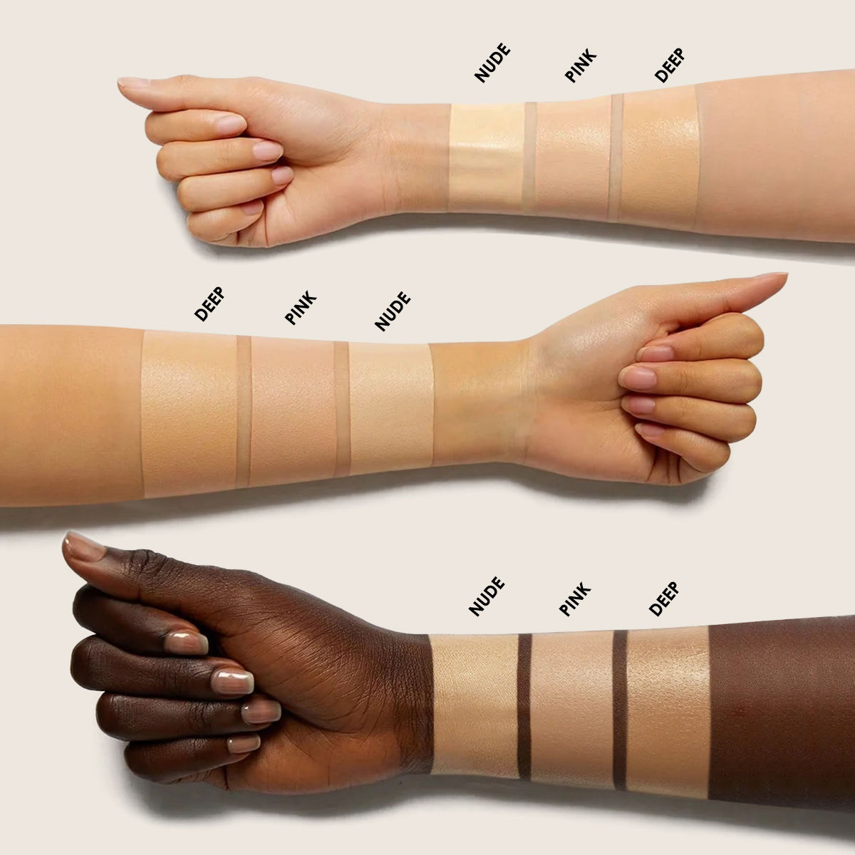 CARSLAN Flexible Tri-Color Concealer, 3 IN 1 Color Correcting Concealer Cream Plate, 12H Longlasting for Blemish, Dark Circles