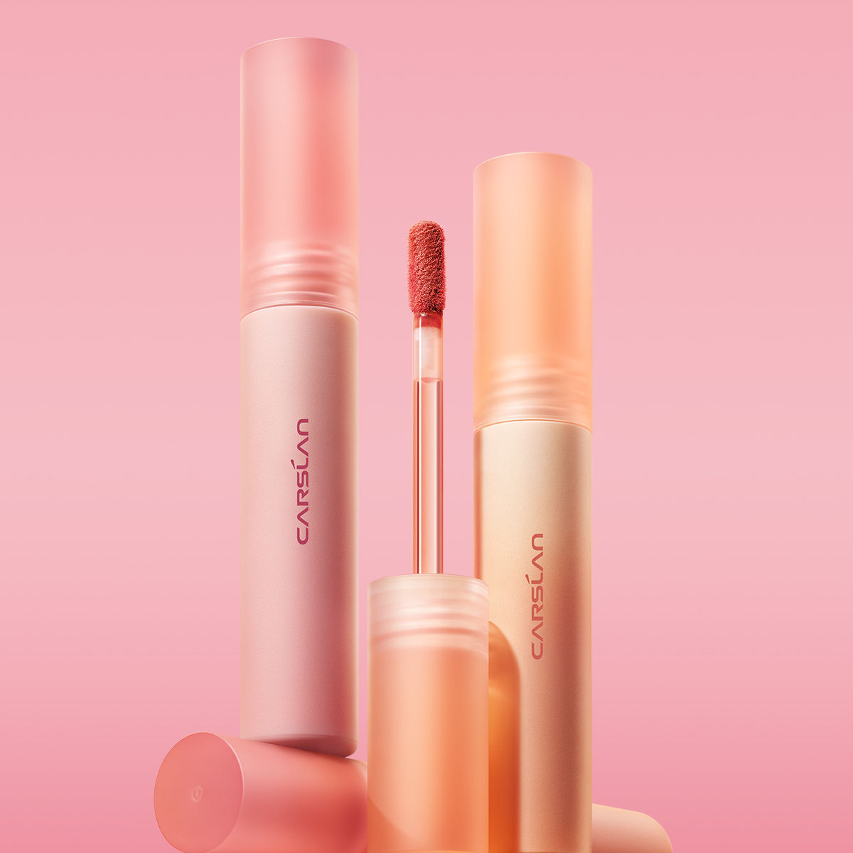 CARSLAN Light And Glutinous Mistiness Lip Mud - High Pigmented Color, Matte, Lightweight, Smooth, Moisturizing Lipstick with Vitamin E, Hyaluronic Acid