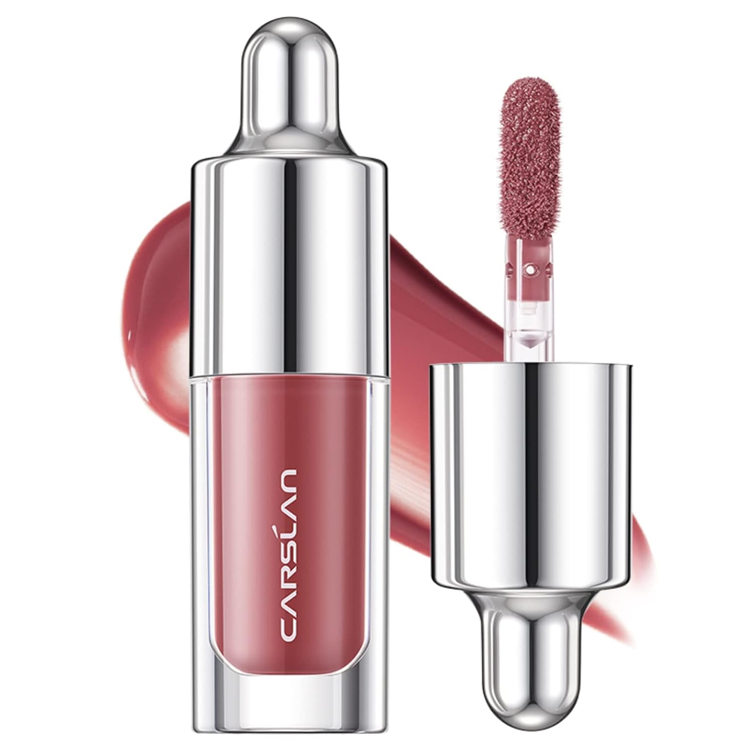 (Gift Only, Do Not Buy) CARSLAN Hydrating Lip Gloss Serum, Moisturizing, Plunping, Shiny Lip Glow, Tinted Lip Care with Vitamin E, Crithmum Maritimum Essential oil (Sample 1g, G101)