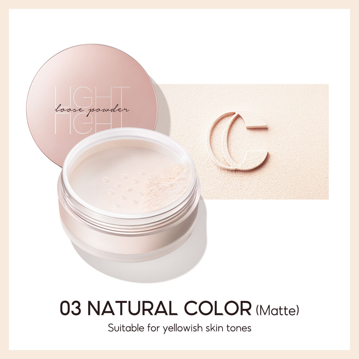 Carslan Oil Control Loose Powder Face Makeup Setting 24H Full Coverage 10g