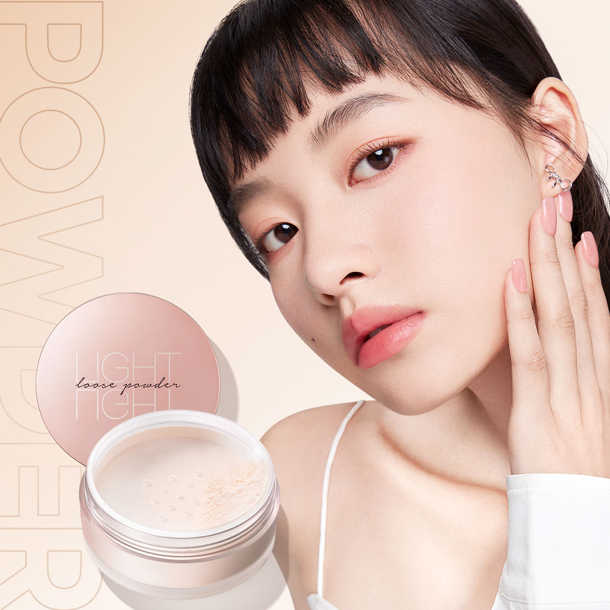 Carslan Oil Control Loose Powder Face Makeup Setting 24H Full Coverage 10g