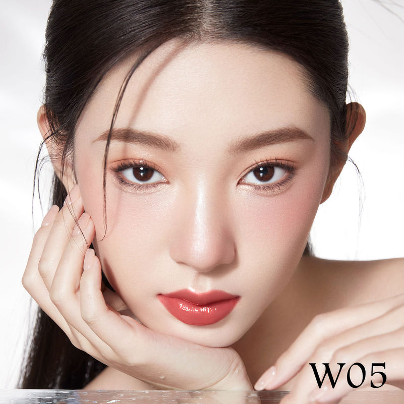 CARSLAN Flood Kissed Lipstick, Hydrating Lip Color Makeup, Natural Lip Gloss Finish with Hyaluronic Acid Formula, Shiny, Smooth