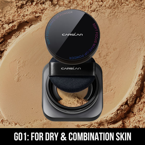 CARSLAN Soft Focus Makeup Powder, 8g/0.28Oz（First Generation）