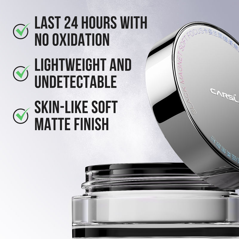 CARSLAN Soft Focus Makeup Powder, 8g/0.28Oz（For Sensitive Skin）