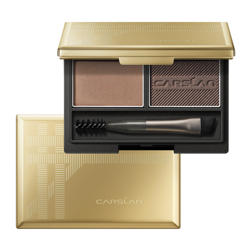 CARSLAN Double Effect Eyebrow Powder, 3g/0.1Oz