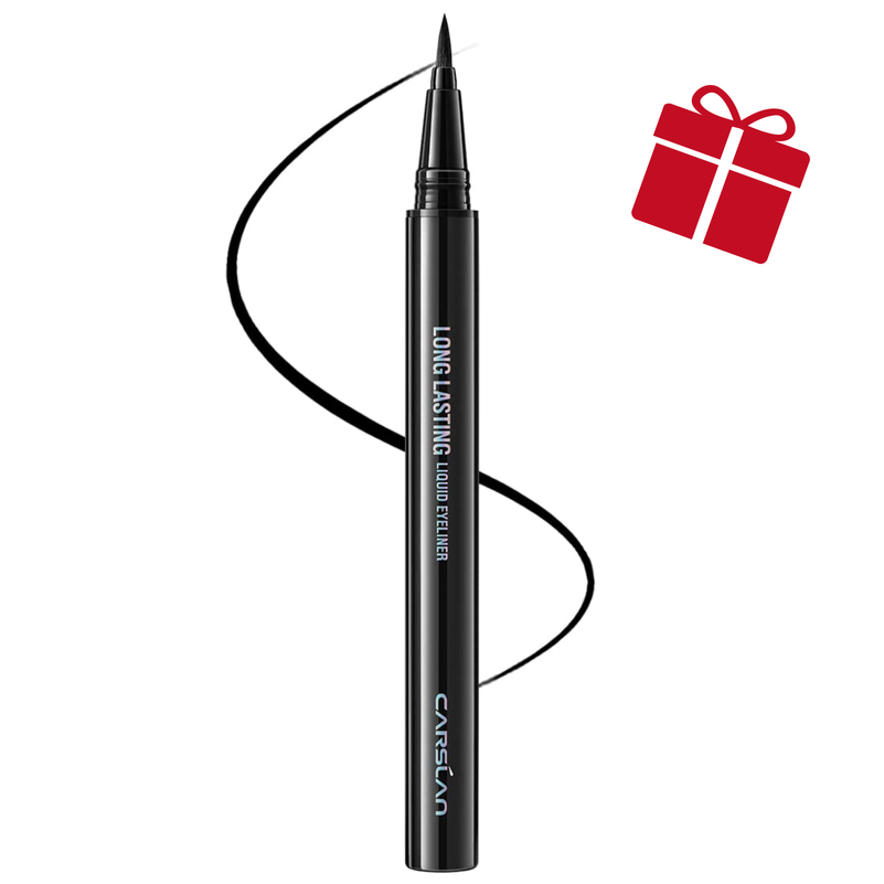 CARSLAN Longlasting Liquid Eyeliner, Black, 0.5g/0.02Oz (Gift Only, Don't Buy)
