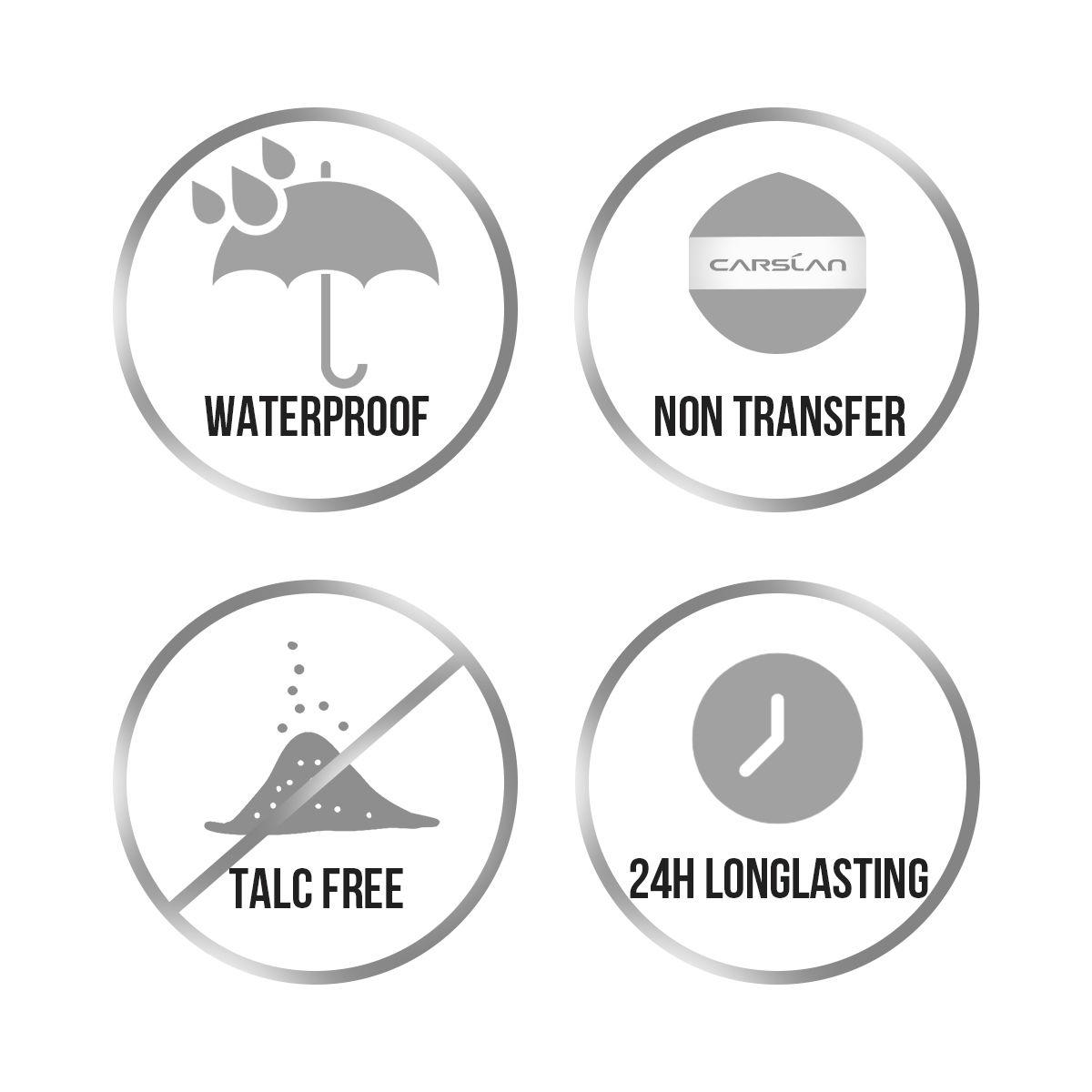 [1.0]CARSLAN Soft Focus Loose Setting Powder, Waterproof, Matte, Oil Control, Shine Free, Talc-Free Face Powder Makeup, 24H Longwear Finishing Powder, 8g/0.28Oz