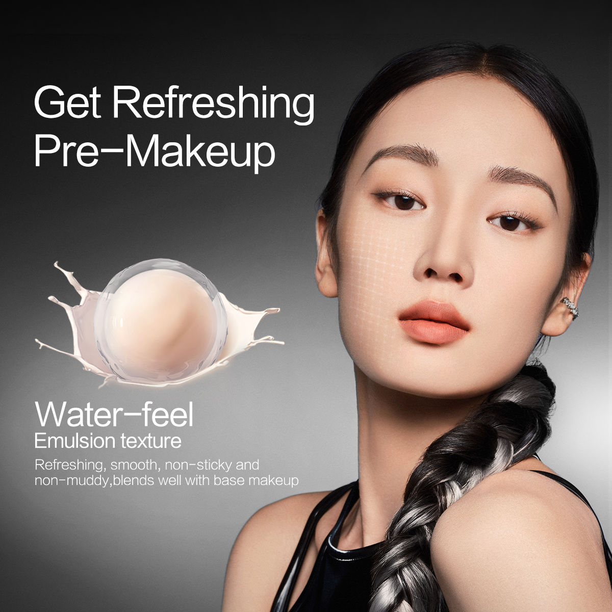 CARSLAN Black Magnet Soft Focus Primer, 30g/1.058Oz