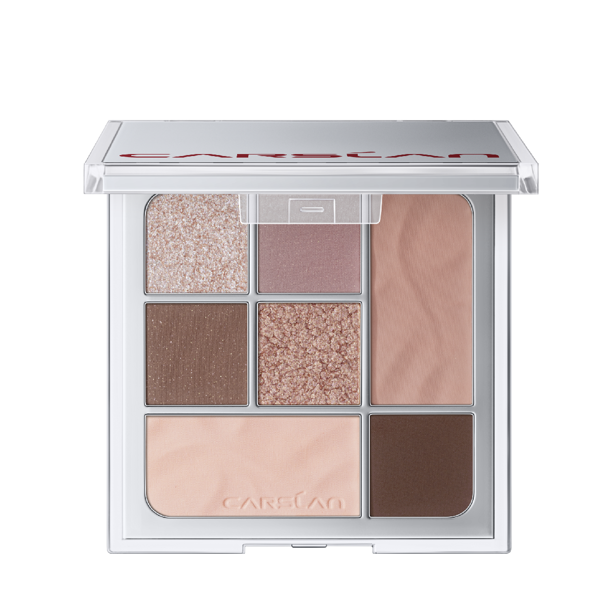 CARSLAN Soft Mist Essence Seven Color Product Name Eyeshadow Palette, 10g/0.35Oz