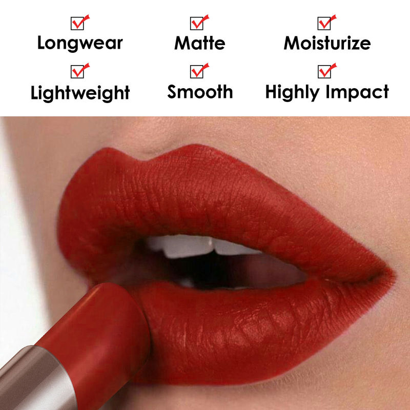 CARSLAN Matte Kissed Lipstick, 3.2g/0.11Oz