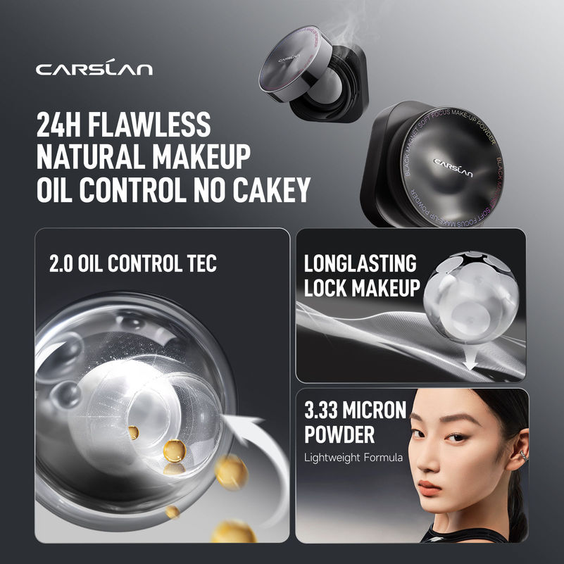 CARSLAN BLACK MAGNET SOFT FOCUS MAKE-UP POWDER 2.0, 8g/0.28Oz