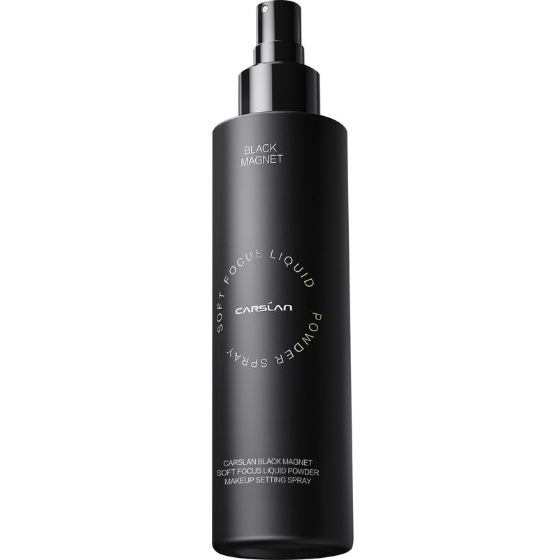 CARSLAN Black Magnet Soft Focus Liquid Powder Makeup Setting Spray, 100ml/3.4 Fl.Oz