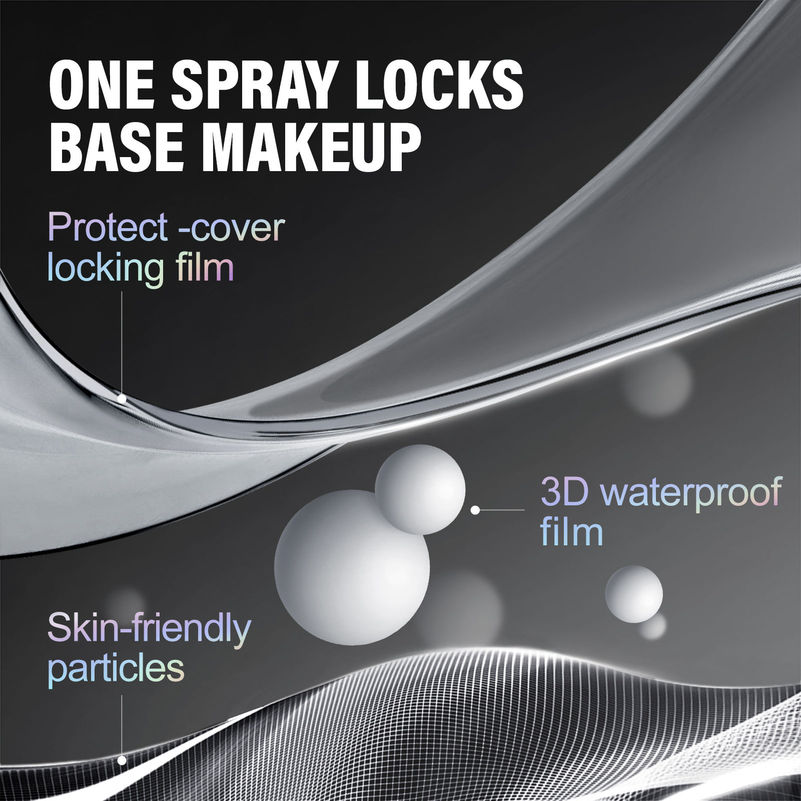 CARSLAN Black Magnet Soft Focus Liquid Powder Makeup Setting Spray, 100ml/3.4 Fl.Oz