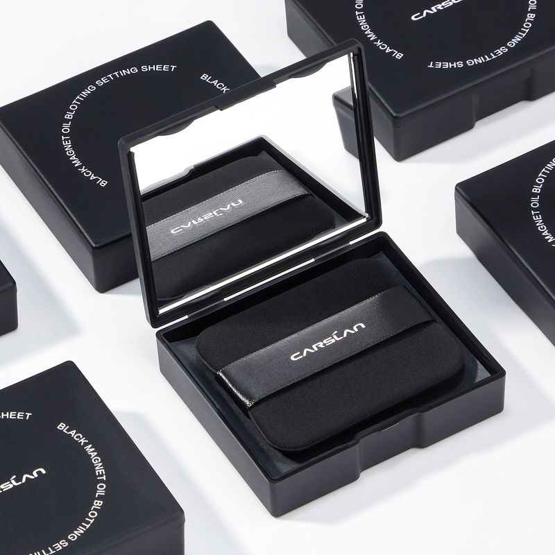 CARSLAN Black Magnet Oil Blotting Setting Sheet, 150 sheets