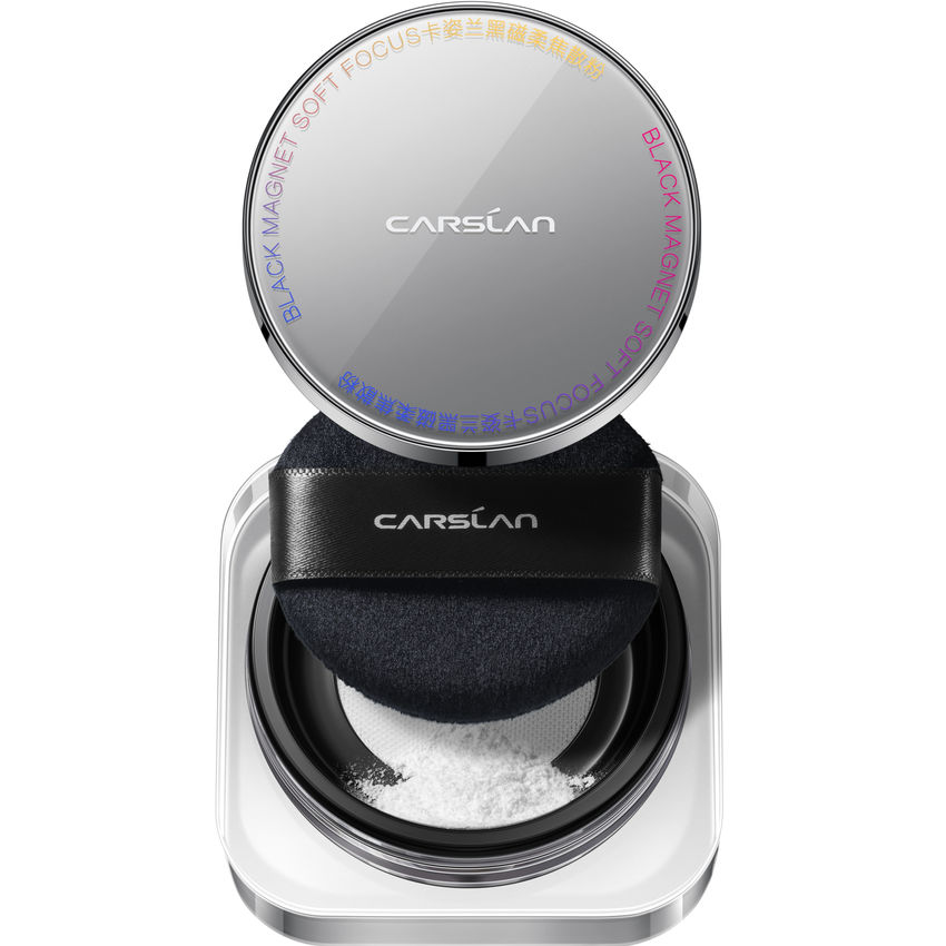 [US Warehouse | Free Shipping] [2.0]CARSLAN Black Magnet Soft Focus Makeup Powder 2.0, 8g/0.28Oz