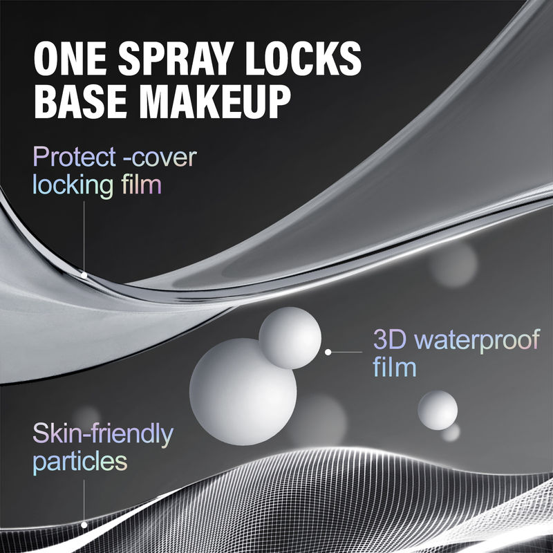 CARSLAN Black Magnet Soft Focus Liquid Powder Makeup Setting Spray, 100ml/3.4 Fl.Oz