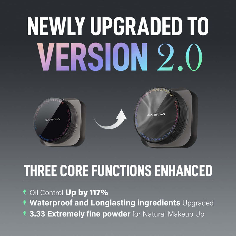 CARSLAN BLACK MAGNET SOFT FOCUS MAKE-UP POWDER 2.0, 8g/0.28Oz