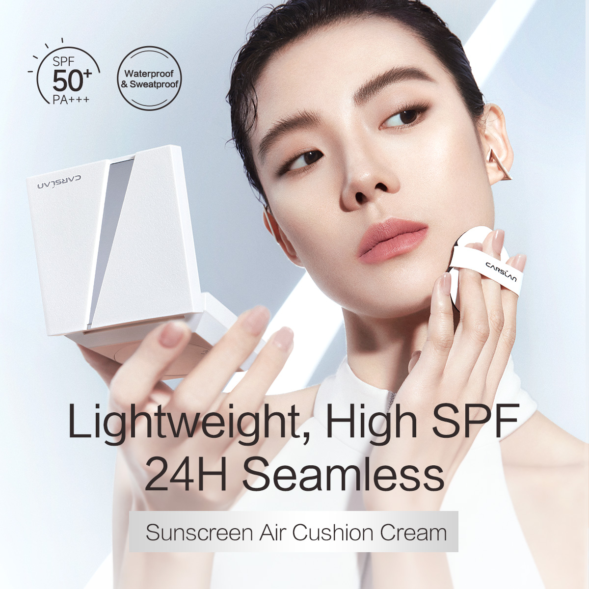 Carslan Cloud Touch Soft Focus Sunscreen Air Cushion Cream, 14g/0.49 Oz