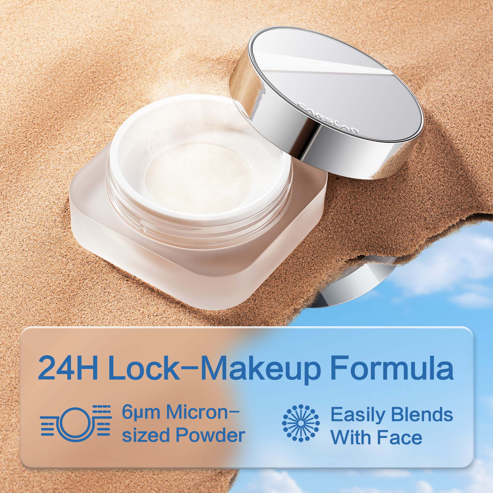 Carslan Cloud Touch Soft Focus Sunscreen Powder, 8g/0.28Oz