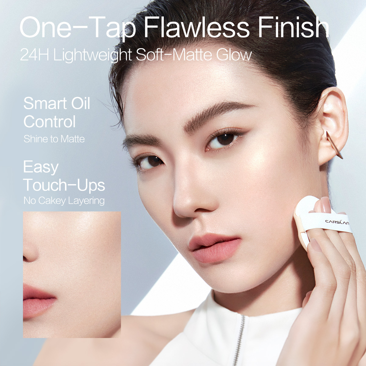 Carslan Cloud Touch Soft Focus Sunscreen Air Cushion Cream, 14g/0.49 Oz