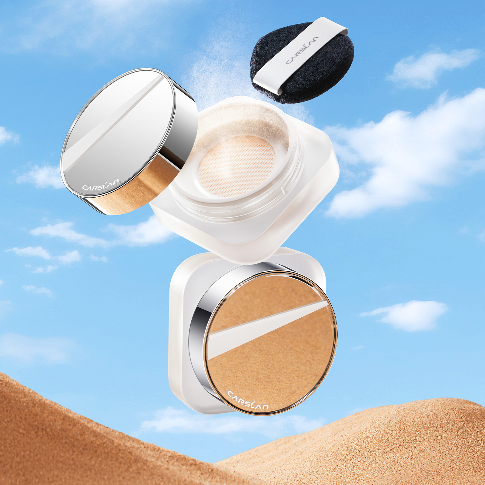 Carslan Cloud Touch Soft Focus Sunscreen Powder, 8g/0.28Oz