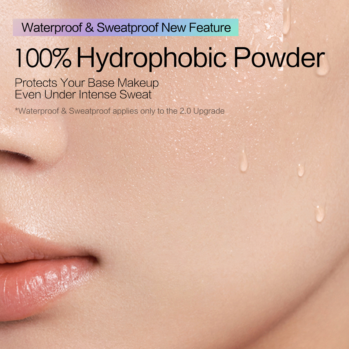 [2.0]CARSLAN Black Magnet Soft Focus Powder+Liquid Powder Makeup Setting Spray, 24HLongglasting, Oil Control, Waterproof, Sweatproof, Poreless Summer Hot Sell All Day Matte Trio