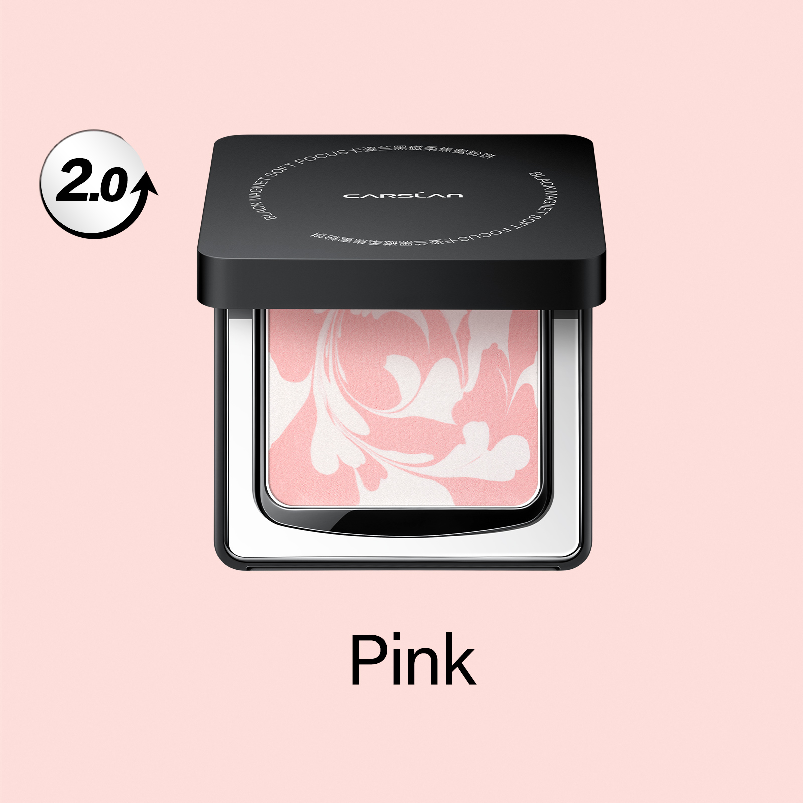 [2.0] CARSLAN Updated Version Black Magnet Loose setting & Pressed Setting Powder Duo Strong Oil Control Longlasting Waterproof Sweatproof Blurring Pores Matte  Flawless Finish