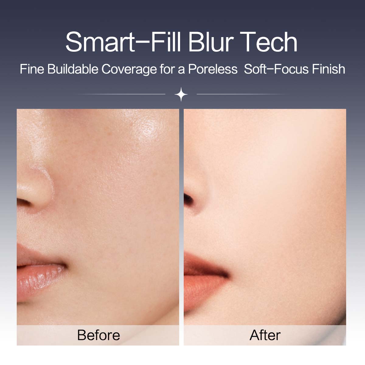 [2.0]CARSLAN Black Magnet Cushion Foundation - Full Buildable Coverage, Moisturizing, Lightweight, 16H Long-Lasting Glow Looking, Refill Included, 13g/0.46Oz