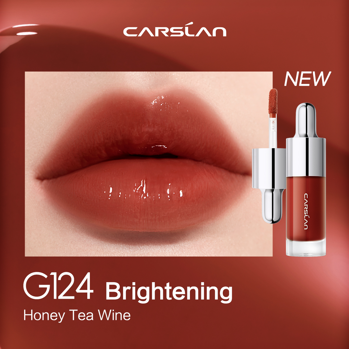 CARSLAN Hydrating Lip Gloss Serum, 4.5g/0.158Oz