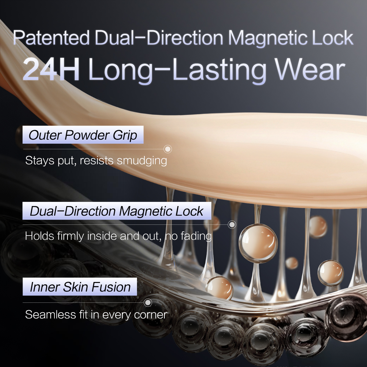 CARSLAN Black Magnetic Moisturizing Primer Cream, 35g + 10g Free Sample, Hydrating Makeup Base, Smooth Skin, Flawless Finish