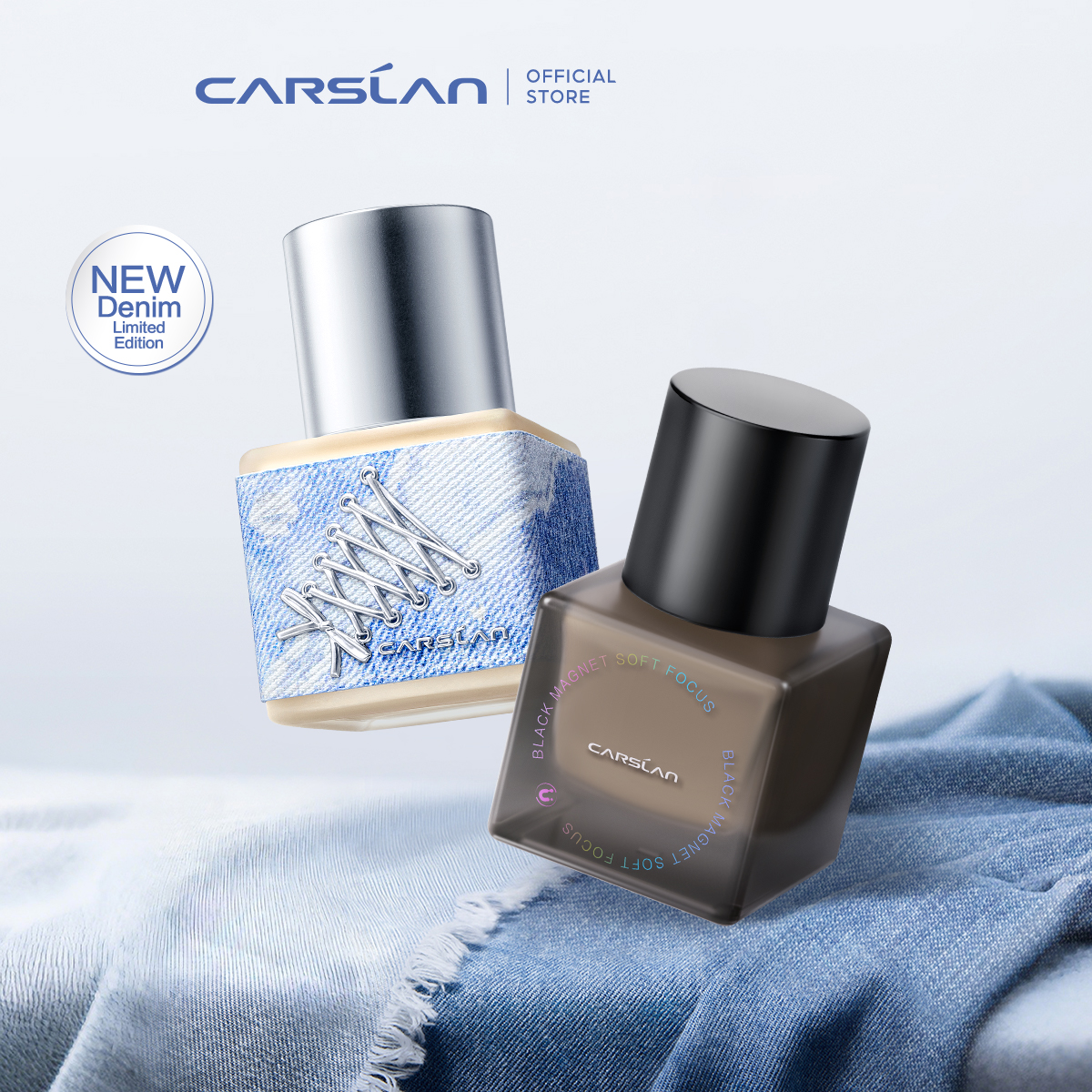 [Denim Limited] CARSLAN Black Magnet Foundation 24H Natural Blurring Flawless Coverage, 30g/1.02fl Oz