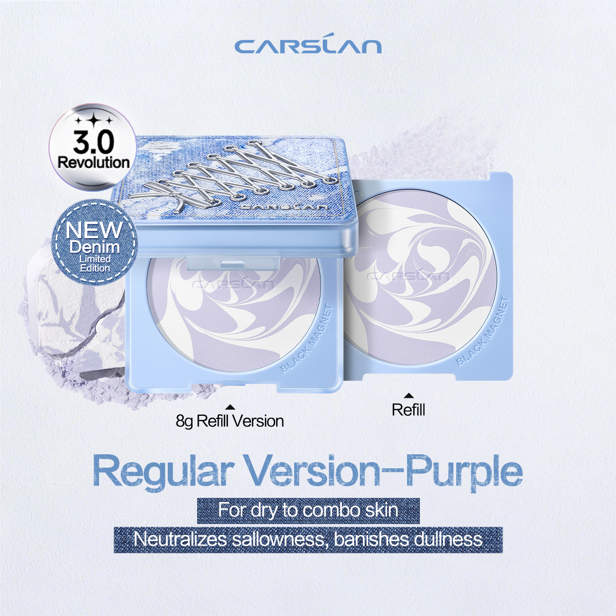 【Denim Limited】01 Purple with 1 refill