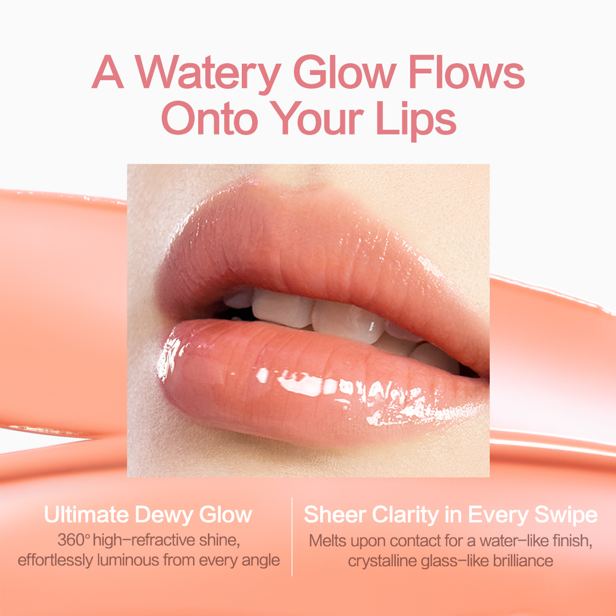 CARSLAN Glassy Shine Lipstick Pen, 3g/0.11oz