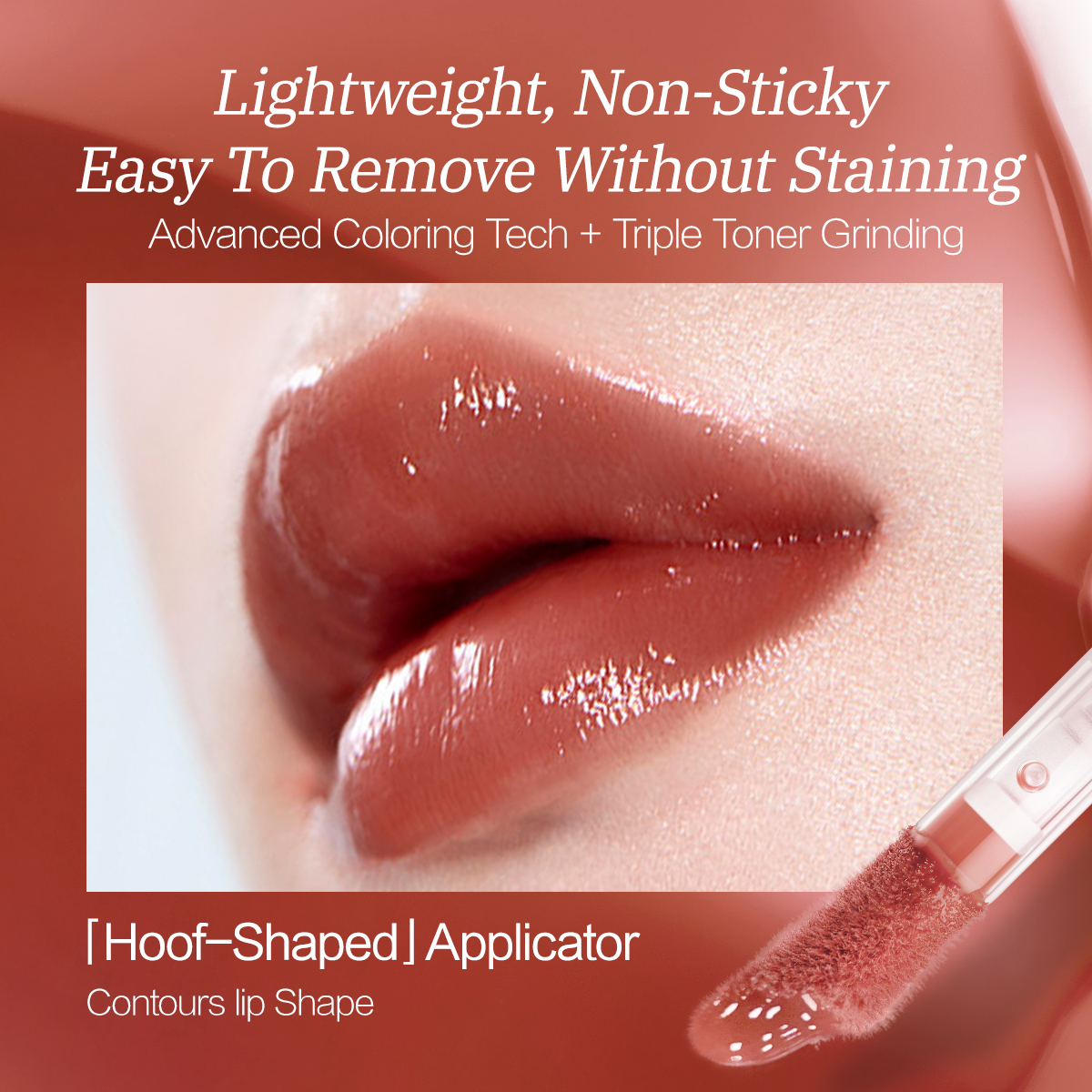 [Denim Limited] Carslan Hydrating Lip Glow Serum Moisturizing Plunping Shiny Lip Glow Tinted Lip Care 4.5g