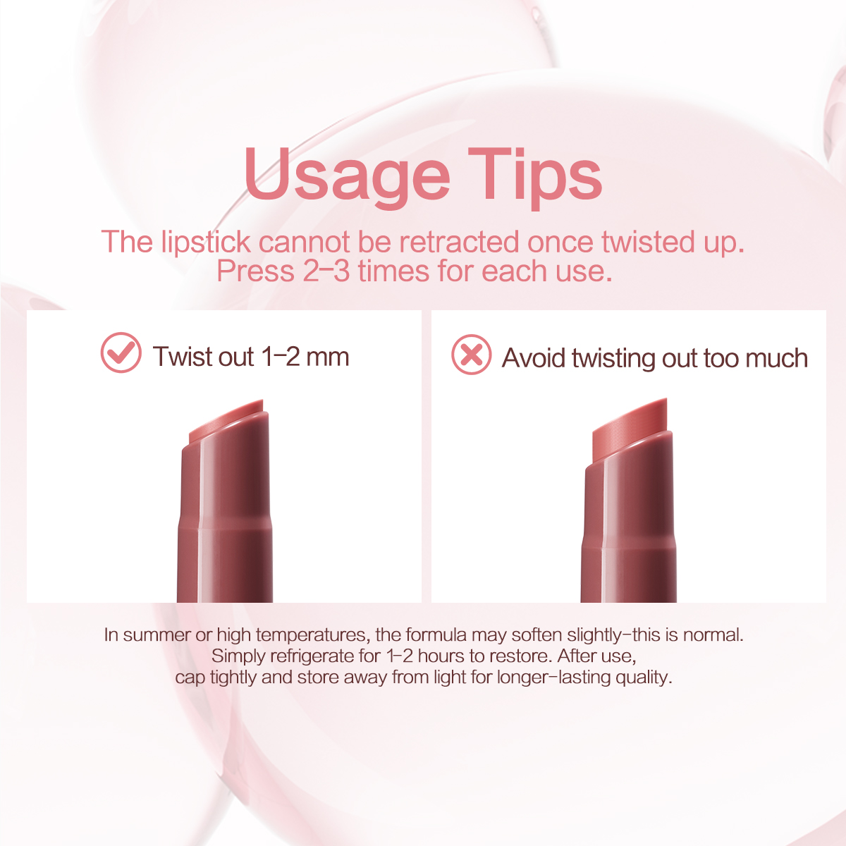CARSLAN Glassy Shine Lipstick Pen, 3g/0.11oz